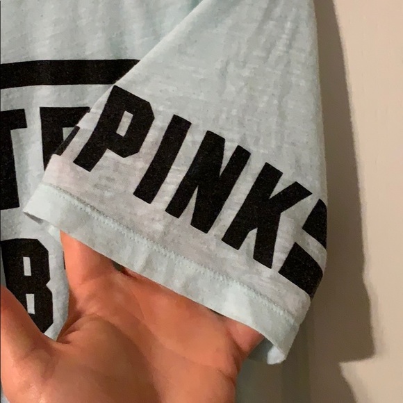 🐳PINK light blue/black top - Picture 2 of 3